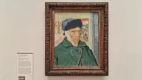 Lukisan Van Gogh usai ia memotong telinganya. Karya ikonik ini berada di Courtauld Gallery, London. Dok: Tommy Kurnia/Liputan6.com