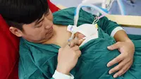 Teknik Baru `Perawatan Kanguru` untuk Tenangkan Bayi Prematur