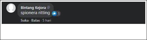 Facebook/Bintang Kejora