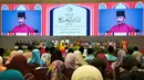 Sultan Hassanal Bolkiah menyampaikan pidato dalam sebuah acara di Bandar Seri Begawan, Brunei Darussalam, Rabu (3/4). Hukum syariah baru juga akan menindak pelaku zina, sodomi, perkosaan hingga penistaan agama dengan ancaman maksimal hukuman mati. (AFP)
