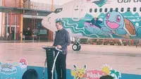 Garuda Indonesia Janjikan Layanan Tambahan untuk Jemaah Haji Lansia, Termasuk Kursi Roda sampai Petugas Khusus.&nbsp; (Liputan6.com/Henry)