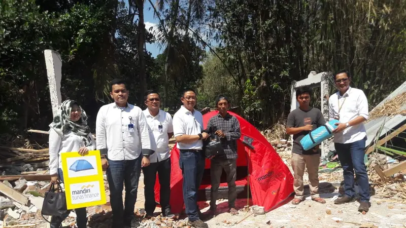 Mandiri Tunas Finance Penuhi Kebutuhan Korban Gempa Dan Siap Mendukung Pemulihan Ekonomi Lombok