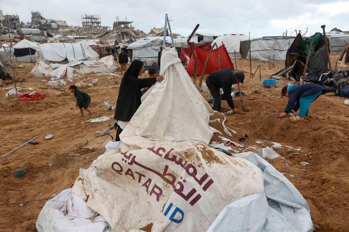 FOTO: Serangan Israel Kembali Renggut Nyawa Warga Sipil Gaza