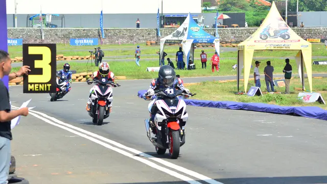 Ilustrasi Balapan Aerox Fun Race