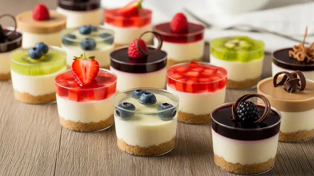 Cheesecake Jeli Tanpa Panggang