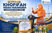 Gubernur Khofifah Raih Penghargaan Persagi atas Percepatan Penurunan Stunting Jawa Timur