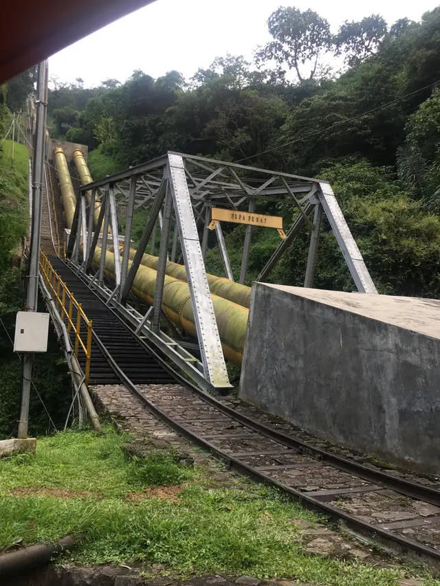 Pembangkit Listrik Tenaga Air (PLTA) Lamajan di Pengalengan, Bandung. Liputan6.com/Ayu
