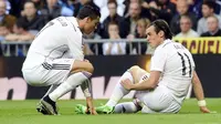  Gareth Bale memberitahu Cristiano Ronaldo tentang cederanya lawan Malaga (sumber foto: ESPN)