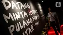 Konsep art experience room yang memadukan seni visual dan instalasi interaktif membawa pengunjung merasakan pengalaman yang baru yang unik. (Liputan6.com/Herman Zakharia)