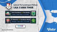 Jadwal Liga 3 Jawa Timur 2021 (Sumber. dok : Vidio.com)
