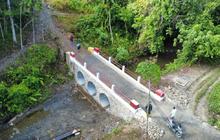 TNI Selesaikan Pembangunan Jembatan Armco di Nias Utara, Akses Masyarakat Semakin Mudah