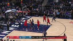 Berita video game recap NBA 2017-2018 antara Minnesota Timberwolves melawan Portland Trail Blazers dengan skor 120-103.