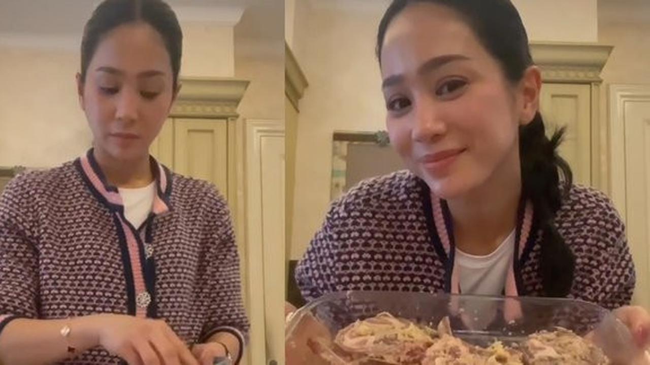 Bunga Zainal Bagikan Momen Memasak Lamb Chop, Cara Marinasinya Jadi Perhatian Warganet
