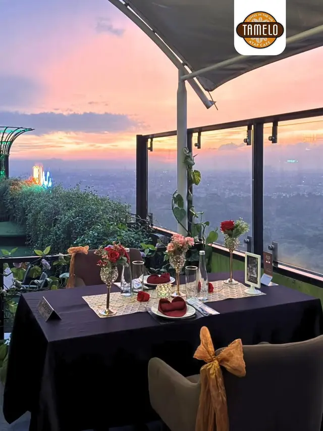 Rekomendasi Tempat Makan untuk Acara Ulang Tahun di Depok, Tamelo Atap Café.