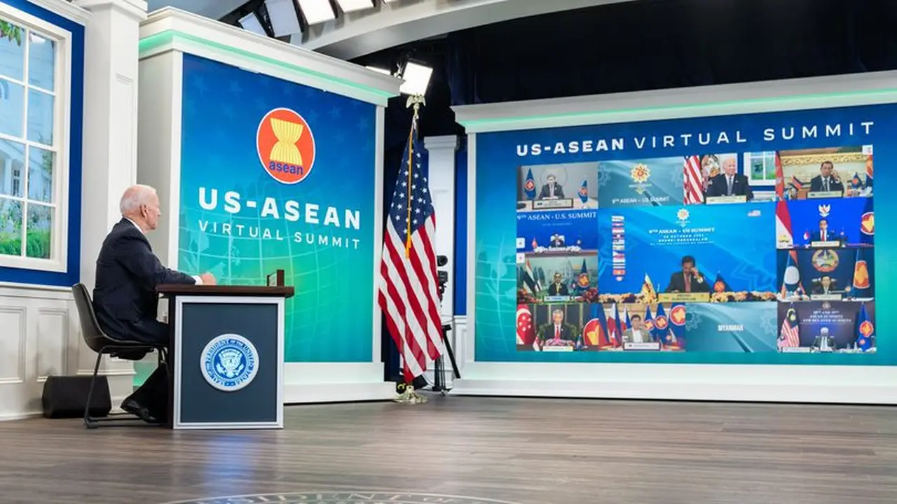 Joe Biden dalam KTT AS-ASEAN. (whitehouse.gov)