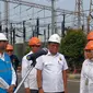 kunjungan kerja Menteri ESDM  Arifin Tasrif dalam rangka melihat kesiapan pasokan listrik Natal dan Tahun Baru di PLN P2B Gandul.