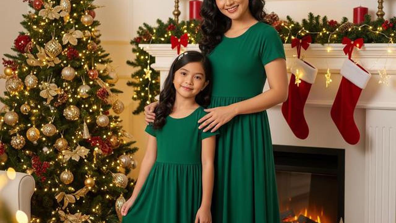 7 Rekomendasi Dress Natal Hijau 2025 dengan Potongan Elegan untuk Semua Usia