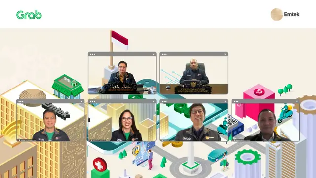 Kolaborasi Grab dan Emtek Grop untuk mendorong transformasi digital UMKM guna pemulihan ekonomi Indonesia