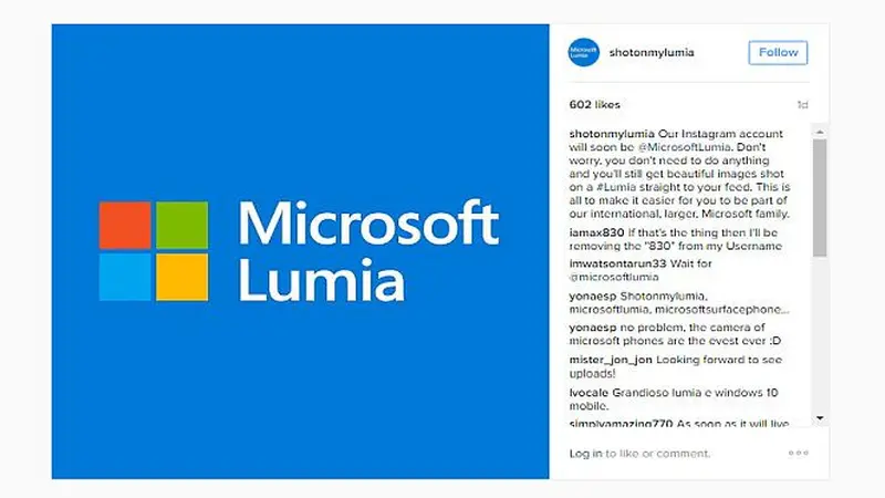 Microsoft Tutup Akun Instagram Fotografi Lumia