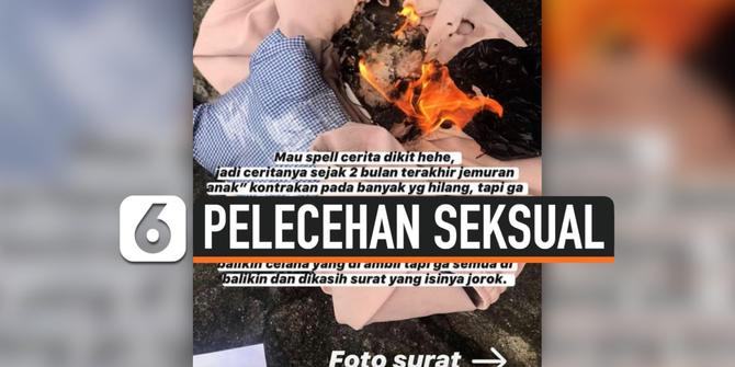 VIDEO: Viral Pria Mesum Curi Celana Dalam Wanita untuk Masturbasi