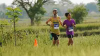 Event Mandiri Jogja Marathon 2024 berjalan sukses dengan diikuti 8.000 pelari dari 19 negara. (Bola.com/MJM 2024)