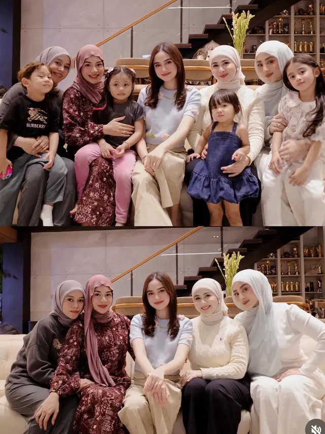 Kesha Ratuliu saat bukber dengan Geng Mamayu. [@marginw/@kesharatuliu05]