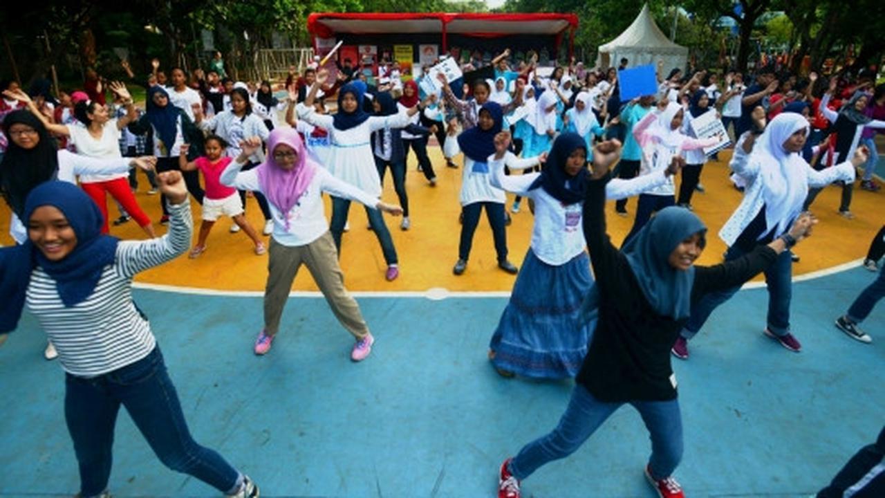 Siswa dan guru se-Jakarta-Bandung kampanyekan sekolah tanpa rokok