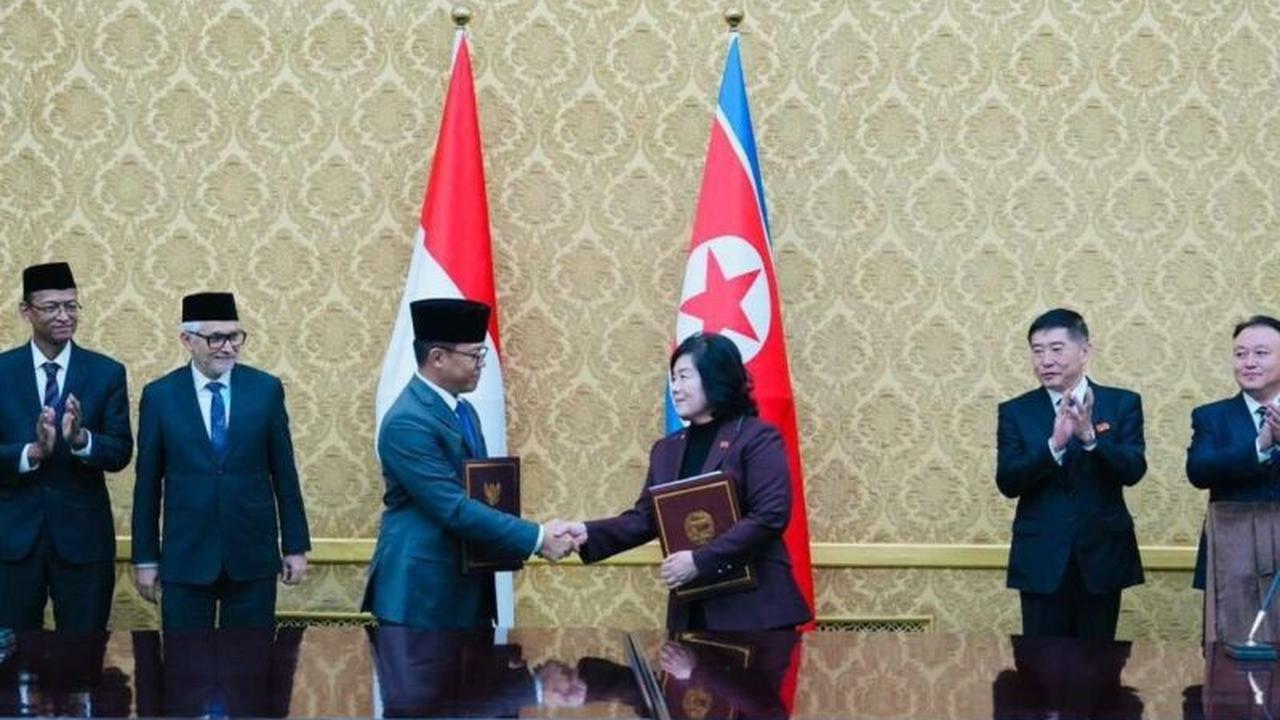 Setelah 12 Tahun Kunjungan, Menlu RI Sugiono Tegaskan Indonesia Fasilitasi Hubungan Korut ASEAN Lebih Erat