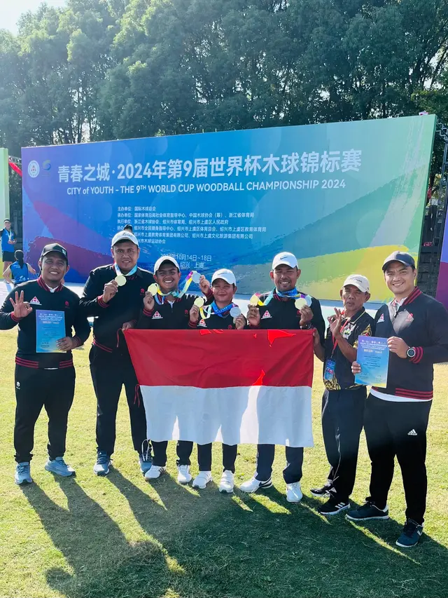 Indonesia Rebut 3 Emas dan 2 Perak di World Cup Woodball Championship 2024
