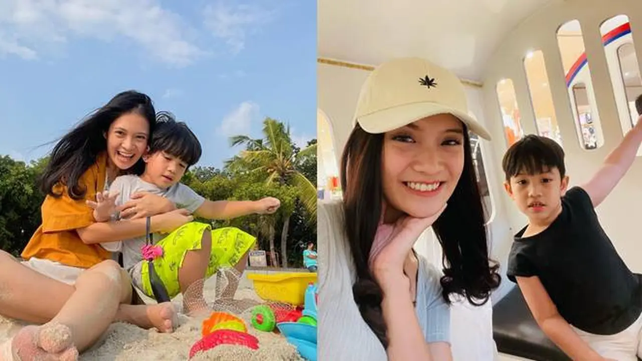 Jadi Single Mom Tangguh, Ini 7 Potret Terbaru Vinessa Inez dan Buah Hati