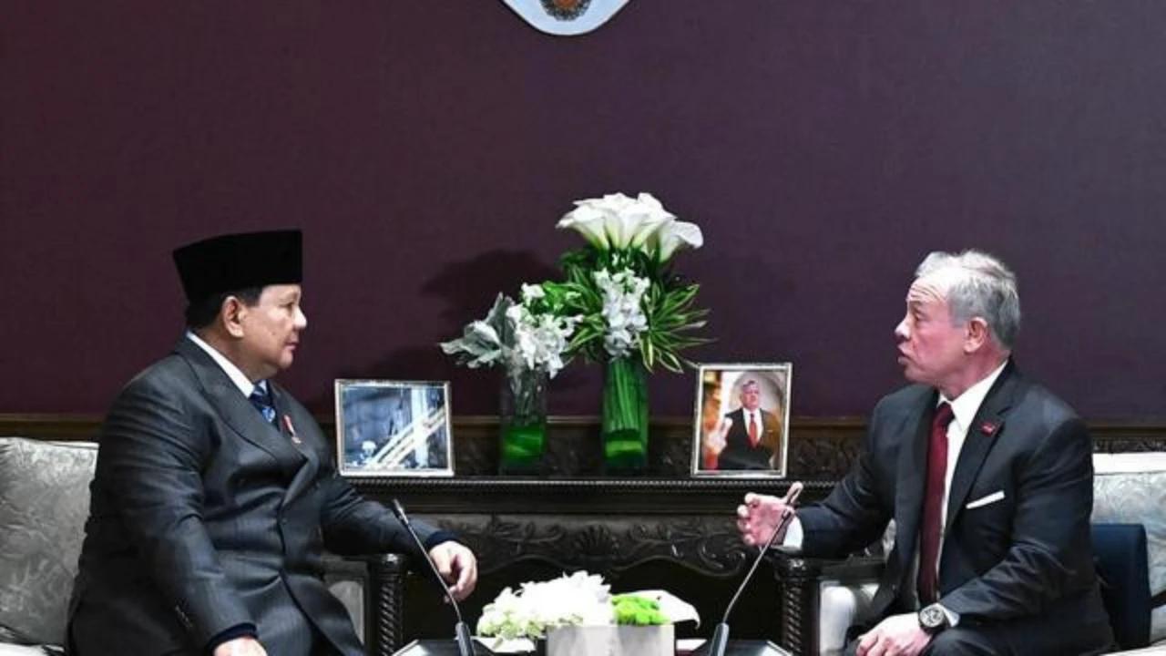 Buah Pertemuan Bilateral Presiden Prabowo dan Raja Abdullah II, Dukung Upaya Perdamaian Palestina