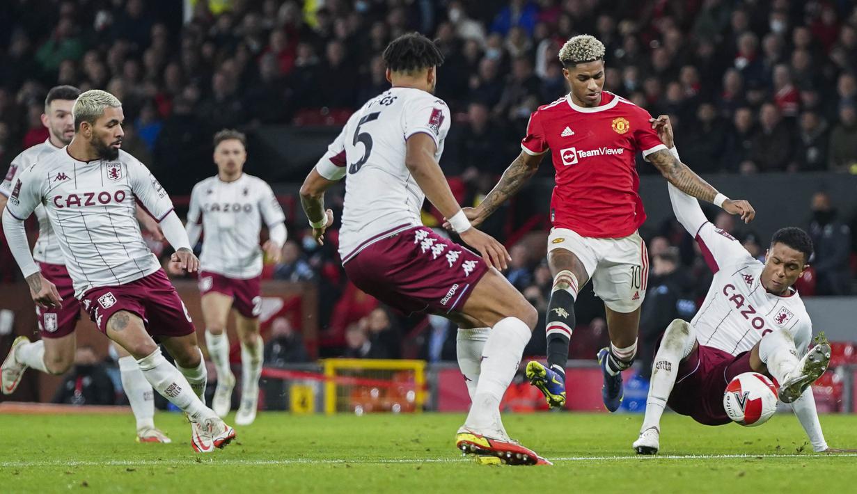 Tak ada gol tambahan yang tercipta di sisa pertandingan. Skor 1-0 untuk kemenangan Manchester United pun menjadi hasil akhir laga ini. (AP/Jon Super)