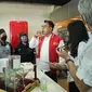 KSP Moeldoko mencicipi kuliner berbahan dasar sorgum ala 'Fine Dining' Siswa SMK PGRI 2 Kudus, Jawa Tengah.