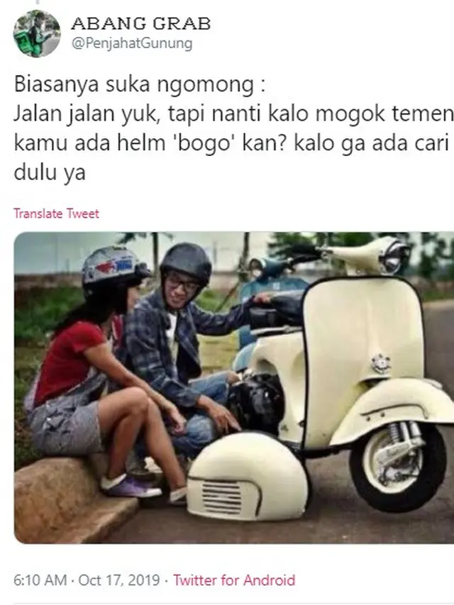 tipe cowok dari jenis motor