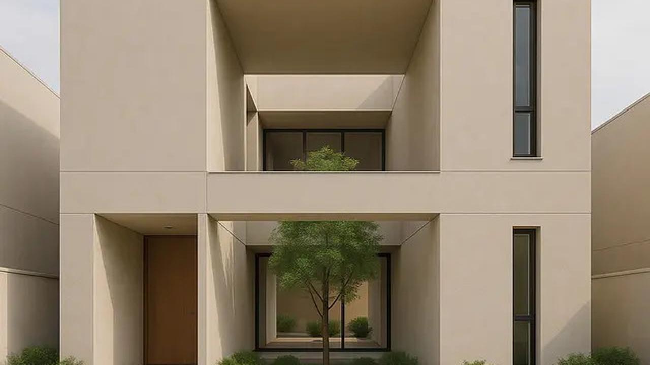 6 Model Rumah Brutalism Minimalis Tren 2025, Maksimalkan Luas Lahan Agar Tetap Estetik