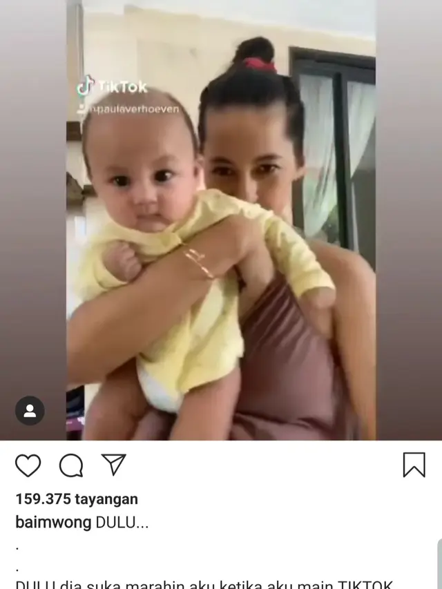 Unggahan Baim Wong. (Foto: Instagram @baimwong)