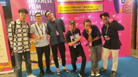 Anggota Palembang Movie Club dalam acara Japanese Film Festival (JFF) di bioskop CGV Social Market Palembang (Liputan6.com / Nefri Inge)