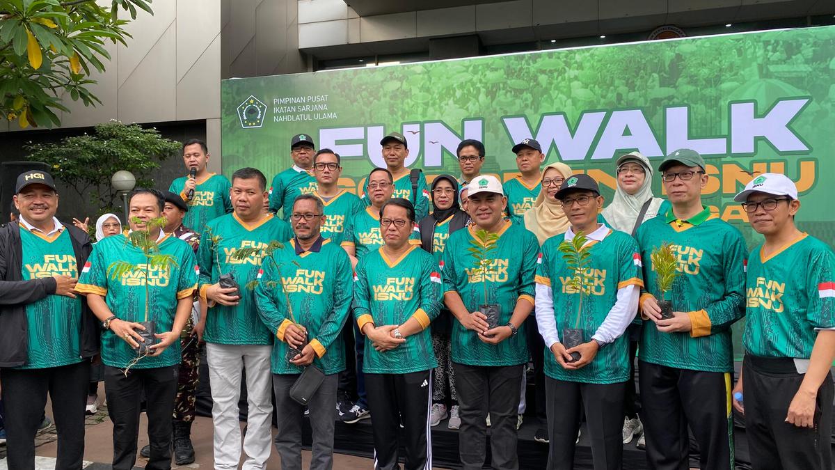 ISNU Gelar Fun Walk di CFD Jakarta