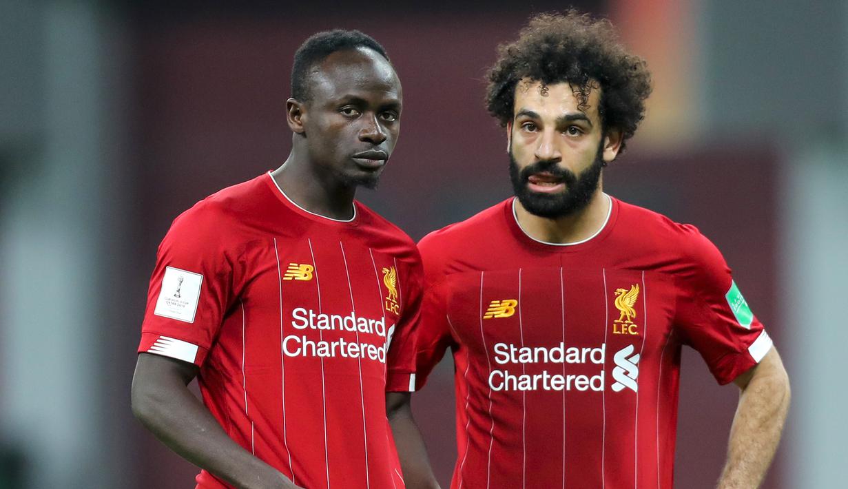 Sadio Mane bergabung dengan Livepool pada 2016 setelah sebelumnya bermain untuk Southhamton. Bersama Mohamed Salah dan Roberto Firmino, Mane menjadi trio penyerang yang menakutkan di Liverpool. (AFP/Karim Jaafar)