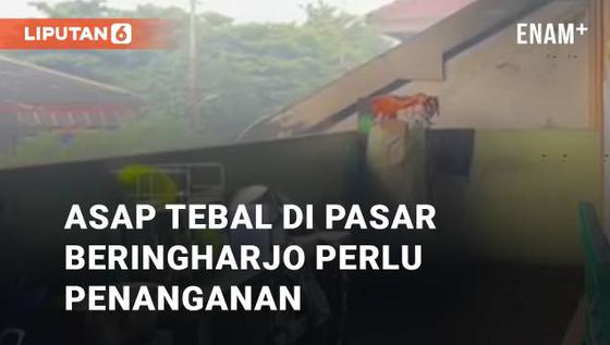 VIDEO: Asap Tebal Di Pasar Beringharjo Yogyakarta, Warganet: Perlu Penanganan Serius