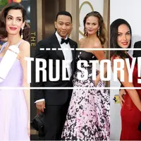 Pasangan artis ini tampak mesra, tak terlihat kalau mereka punya kisah gagal romantis waktu lamaran. (Foto: istimewa)