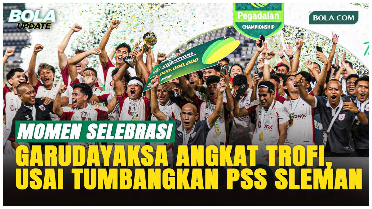 Pecah! Garudayaksa Akhirnya Angkat Trofi Setelah Duel Sengit Lawan PSS Sleman