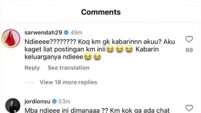 Sarwendah dan Jordi Onsu