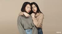 Isyana Sarasvati dan Rara Sekar bertemu di satu titik berjudul Luruh. (Vevo Isyana Sarasvati)