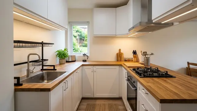 Desain Dapur Minimalis 2x2 untuk Rumah Kecil (AI Generated)