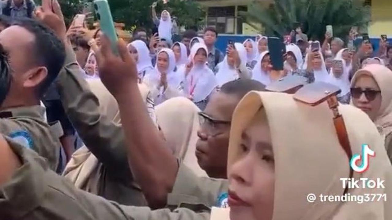 Viral, Ini Momen Penyambutan Fifandra Ardiansyah & Aprillya Putri Paskibraka Asal Halmahera Barat