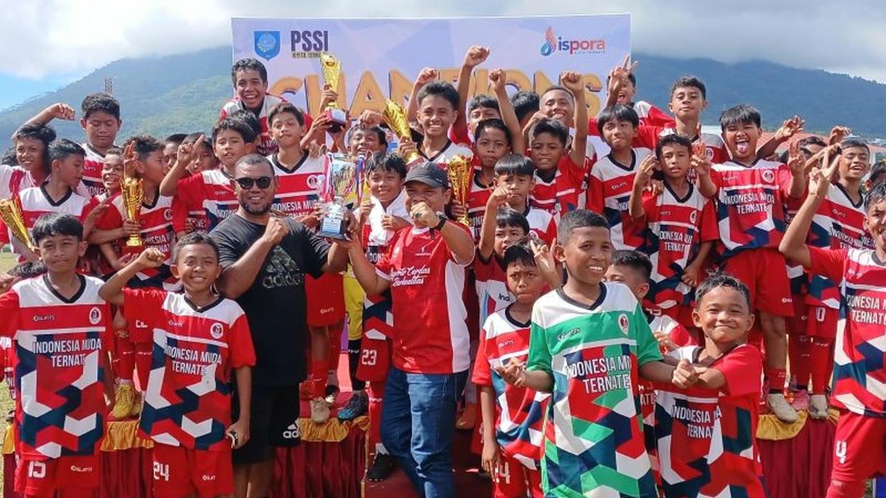 Dominasi Penuh, IM Ternate Sabet Juara Umum Festival Sepak Bola Usia Dini Piala Wali Kota 2025