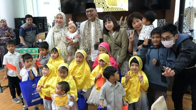 Lebaran atau Idul Fitri di Taiwan bersama Kantor Dagang Ekonomi Indonesia (KDEI) Taipei. (Dok KDEI Taipei).