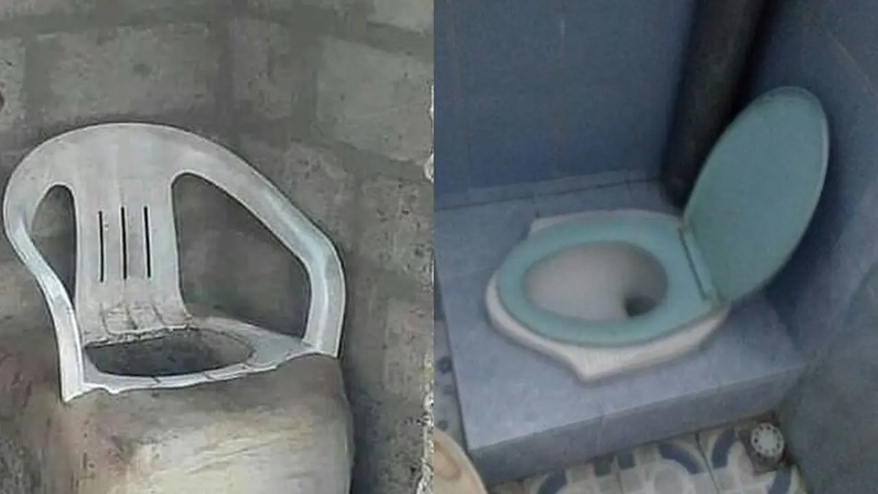 6 Potret WC Duduk Low Budget Ini Bikin Ketawa Geli