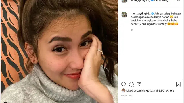 Unggahan Ibunda Ayu Ting Ting